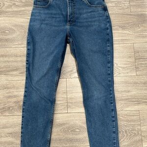 Lee Women’s Ultra Lux Comfort with Flex Motion Skinny Leg Blue Jeans Size 12 Use